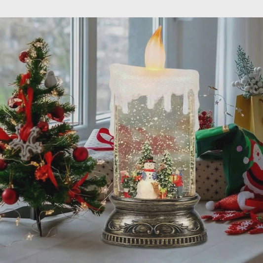 Lumanare cu om de zapada