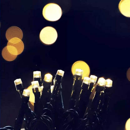 Instalatie Craciun Aurie 100M