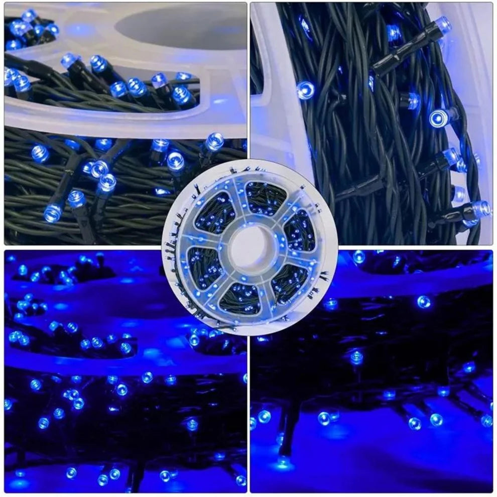 Instalatie de Craciun, Albastru 100M